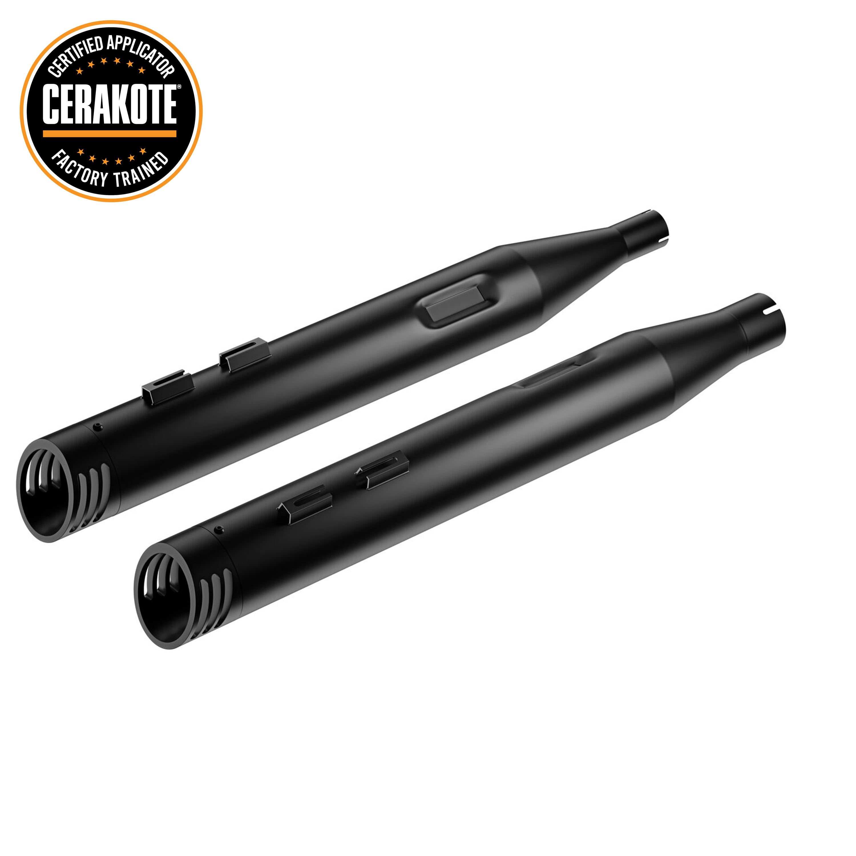 SHARKROAD Ceramic No fading 4.0 Inch Slip Exhaust for Harley Slip On M
