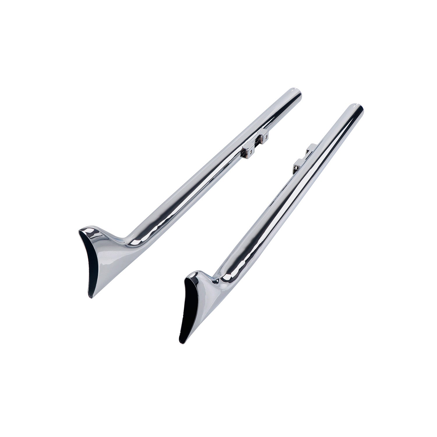 36 Fishtail Slip on Mufflers Exhaust Pipes for Harley Touring FLHTP FLHR 95-16 36 Fishtail Slip on Mufflers Exhaust Pipes for Harley Touring FLHTP FLHR 95-16