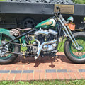 2 into 1 Full System for Harley Sportster Softail Dyna Touring Exhaust Forward Control
