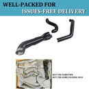 SHARKROAD Black 2 into 1 Exhaust for Harley Softail Exhaust 1985-2017 Models Power Improving