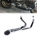 2 Into 1 Exhaust For Harley Touring 2017-up Models, Amazing Deep Rumble Tone