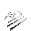 SHARKROAD 2.5" Classic TRUE-DUALS Full Exhaust System For Harley Softail 2000-2017 Models