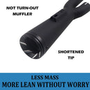 Sharkroad Cerakote Ceramic Coating 2-Into-1 Exhaust for 17-UP Harley Touring, Deep Rumble