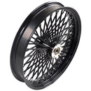 21X3.5" for 2008-UP Harley Softail Front Fat Spoke Wheel SD Black