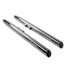 SHARKROAD 2.5" Classic TRUE-DUALS Full Exhaust System For Harley Softail 2000-2017 Models