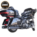 5 inch Black Slip on Mufflers for Harley Touring 1995-2025 Exhaust, Upgrading Style