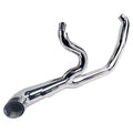 SHARKROAD 2 Into 1 Exhaust Pipes for Harley Touring 1995-2016 Full Exhaust System