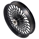 21X3.5" for 2008-UP Harley Softail Front Fat Spoke Wheel SD Black