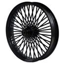 21*3.5'' Front Wheel for 00-06 Softail Harley 21 Wheel Updating,  Laced Fat Spoke Wheel Black