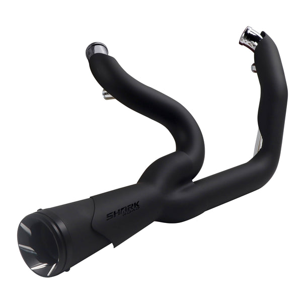 Sharkroad Cerakote Ceramic Coating 2-Into-1 Exhaust for 1995-2016 Harley Touring-Sound Great