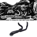 SHARKROAD 2 Into 1 Exhaust Pipes for Harley Touring 1995-2016 Full Exhaust System Upgrading