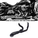 SHARKROAD 2 Into 1 Exhaust Pipes for Harley Touring 1995-2016 Full Exhaust System Upgrading