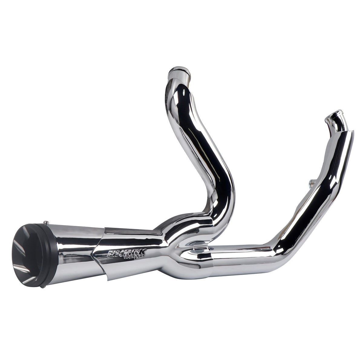 SHARKROAD 2 Into 1 Exhaust For Harley Touring 2017-Up Deep Sound