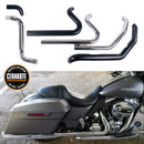 SHARKROAD Headers of True Dual Exhaust for Harley 2009-2016 Touring Black Style