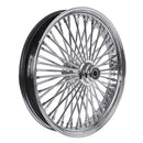 Front and Rear Wheels Combo for 2008-up Harley Softail Dyna Fat Spoke Wheel Chrome W/Rotors