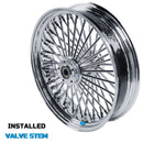 18"×4.25" Wide Rear Wheel Fat Spokes for Harley Touring 2008 & Dyna/Softail/ Sportster (2008-Up)