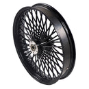 21X3.5" for 2008-UP Harley Softail Front Fat Spoke Wheel SD Black