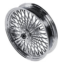 Front and Rear Wheels Combo for 2000-2007 Harley Touring Fat Spoke Wheel Chrome W/Rotors