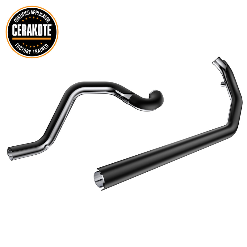 Header of True Dual Exhaust for Harley 1995-2016 Touring, for, Add 8X