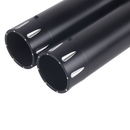 Sharkroad Harley Touring 1995-2016 4.0” Black Slip On Mufflers