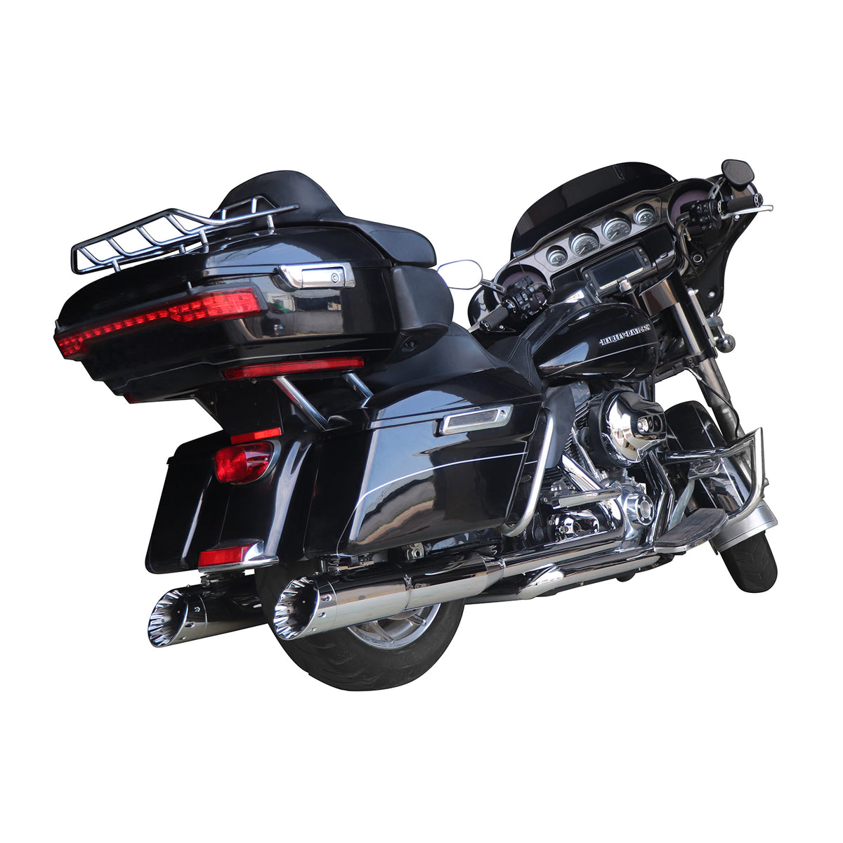 22インチ シガーマフラークローム FL系 Harley Davidson 30-0282 22インチ シガーマフラー クローム