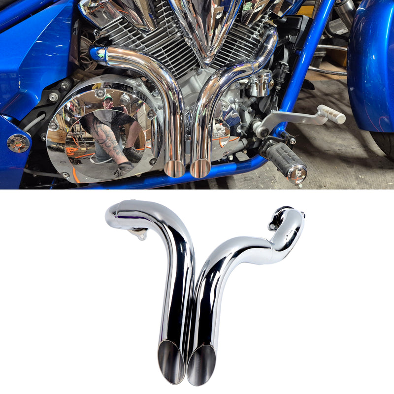LAF Drag Pipes for Honda VT1300 Fury, Sabre, Stateline & Interstate (2010-2024) – Loud, Aggressive Sound & Head-Turning Style BACK ORDER