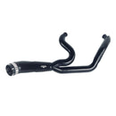 SHARKROAD Black 2 into 1 Exhaust for Harley Softail Exhaust 1985-2017 Models Power Improving