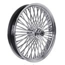 Front and Rear Wheels Combo for 2000-2007 Harley Softail Fat Spoke Wheel Chrome W/Rotors BACK ORDER