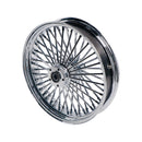 Front and Rear Wheels Combo for 2008-up Harley Softail Dyna Fat Spoke Wheel Chrome W/Rotors