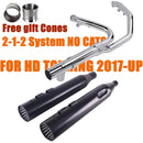 2-1-2 Exhaust System For Harley Touring 2017-UP