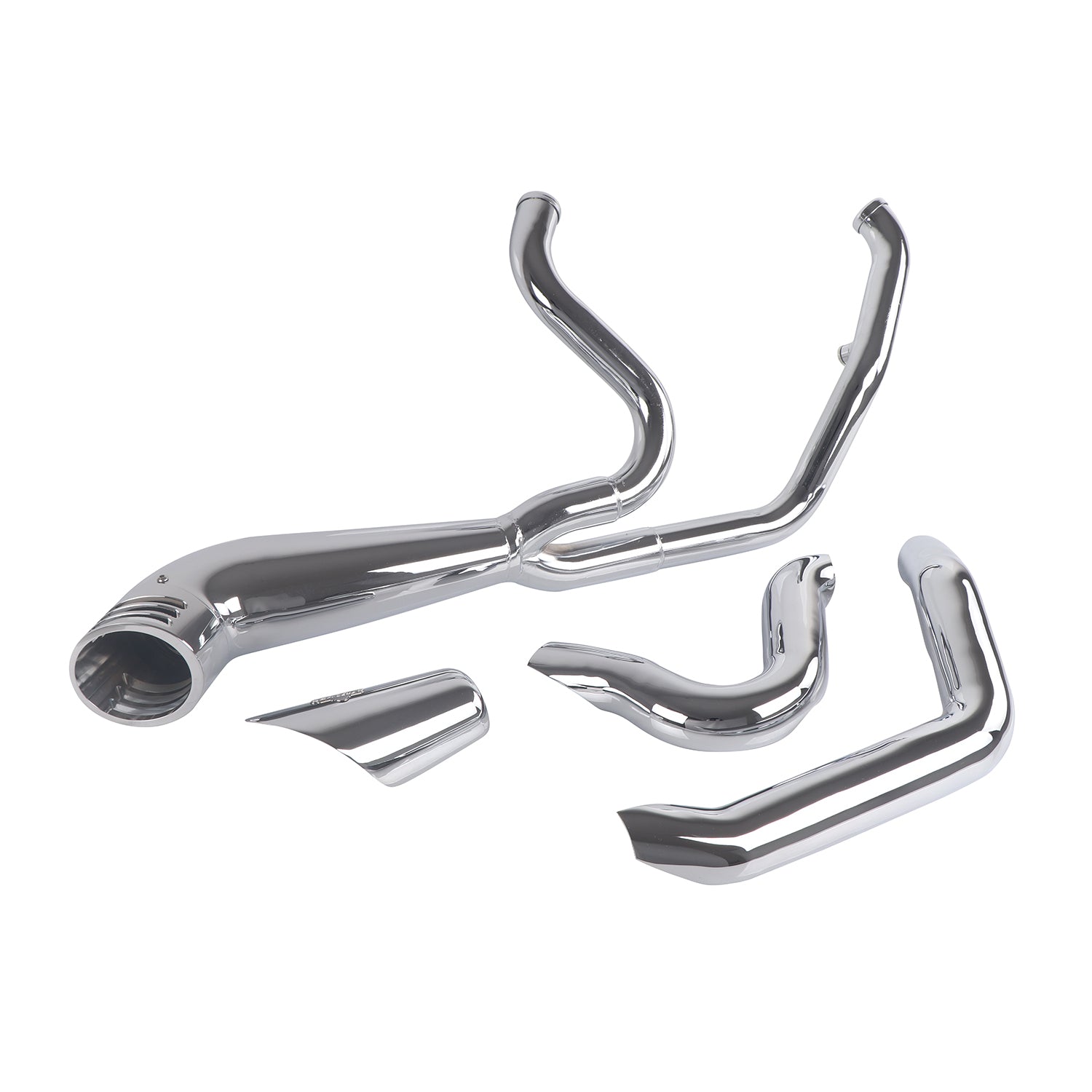 SHARKROAD 2into1 Exhaust for Harley Softail Exhaust Pipes, Enhance 2