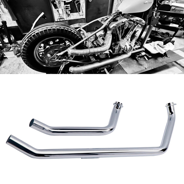 Upswept-exhaust Headers for Harley Shovelhead Exhaust Pipes 1970-1984 Custom