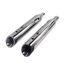 Sharkroad 4.5 inch Slip-On Mufflers for 1995-UP Harley Touring - Torched Chrome