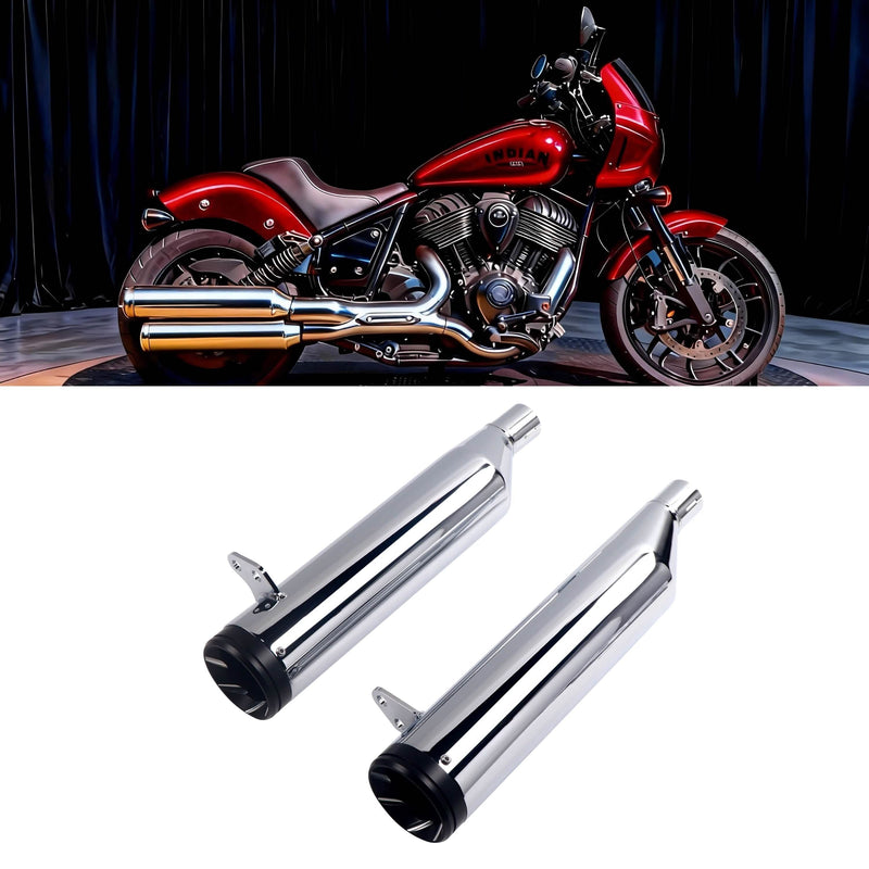 4.0″ Slip-Ons for Indian Chief Baggers — Crank Up the Sound, Bold Atti