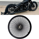 21X3.5" for 2008-UP Harley Softail Front Fat Spoke Wheel SD Black