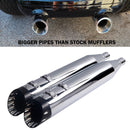 Sharkroad 4.5'' Slip On Mufflers for Harley Triglide 09-25, for Bold Character & Feel