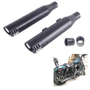 Sharkroad 3" Black Slip-on Mufflers for 2014-2022 Sportster