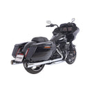 For 2017-UP Harley Davidson touring 4.4 inch Chrome megaphone slip on mufflers