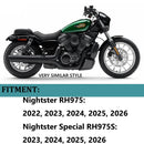 Sharkroad 4.5'' Slip-On Muffler for Harley Nightster 2022–2026, Speak as A Real Harley