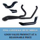 SHARKROAD Black 2 into 1 Exhaust for Harley Softail Exhaust 1985-2017 Models Power Improving