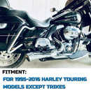Compelling Sound 2 Into 1 Exhaust for Harley Touring Exhaust Update 1995-2016 Models