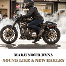 SHARKROAD Deep Rumble 2-1 Exhaust for 2006-2017 Harley Dyna Exhaust Upgrade