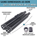 SHARKROAD 3.5" Slip On Mufflers for Harley Softail 2018-Up Sound Performance