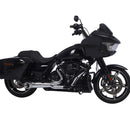 SHARKROAD 2 Into 1 Exhaust Pipes for Harley Touring 1995-2016 Full Exhaust System