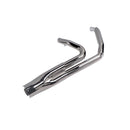 Sharkroad Black Chrome 2 into 1 Exhaust System 4" Muffler for 2017-2024 Harley Touring