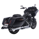 Sharkroad Harley Touring M8 2017-UP 4.5” Chrome Slip On Mufflers PRO BAFFLE