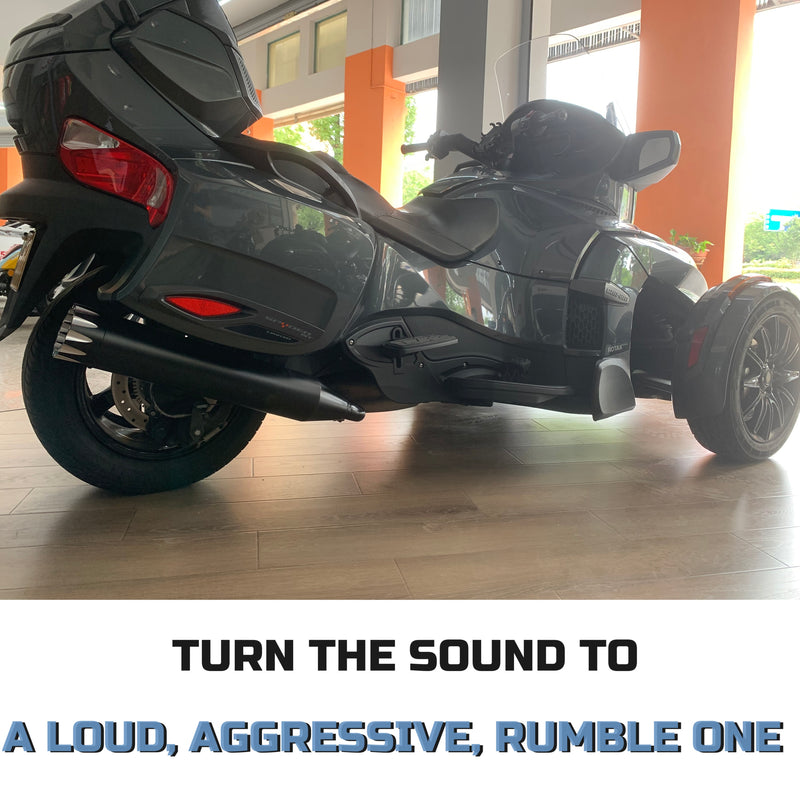 Rumble Sound Exhaust Muffler for 2014-2024 Can-Am Spyder RT & 2016-2024 Can-Am F3 Limited Models