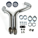 1984-UP 2" LAF Drag Pipes Wrapped Exhaust For Harley Softail Sportster 883