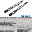 SHARKROAD 2.5" Classic TRUE-DUALS Full Exhaust System For Harley Softail 2000-2017 Models