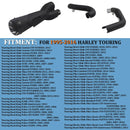 Sharkroad Cerakote Ceramic Coating 2-Into-1 Exhaust for 1995-2016 Harley Touring-Sound Great